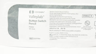 Covidien E2516H Valleylab Button Switch Pencil Holster 10Ft. (x)